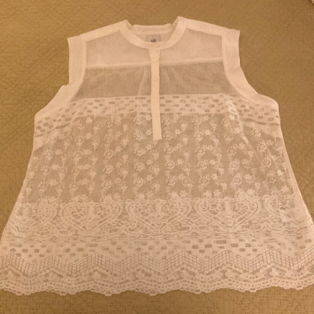 CAbi Prudence Top Size XL NWOT